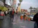 A WALK DOWN HOLLYWOOD BLVD TO THE SUBWAY TRAIN